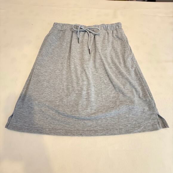 Jack Smith Athletic Gray Skort Elastic Drawstring Waist Mesh Short Side Pockets - Picture 15 of 16